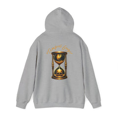 Unisex Heavy Hooded Sweatshirt „Tempus fugit“