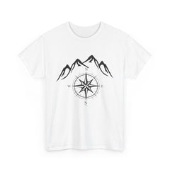 Heavy Cotton Tee „Kompass & Berge“