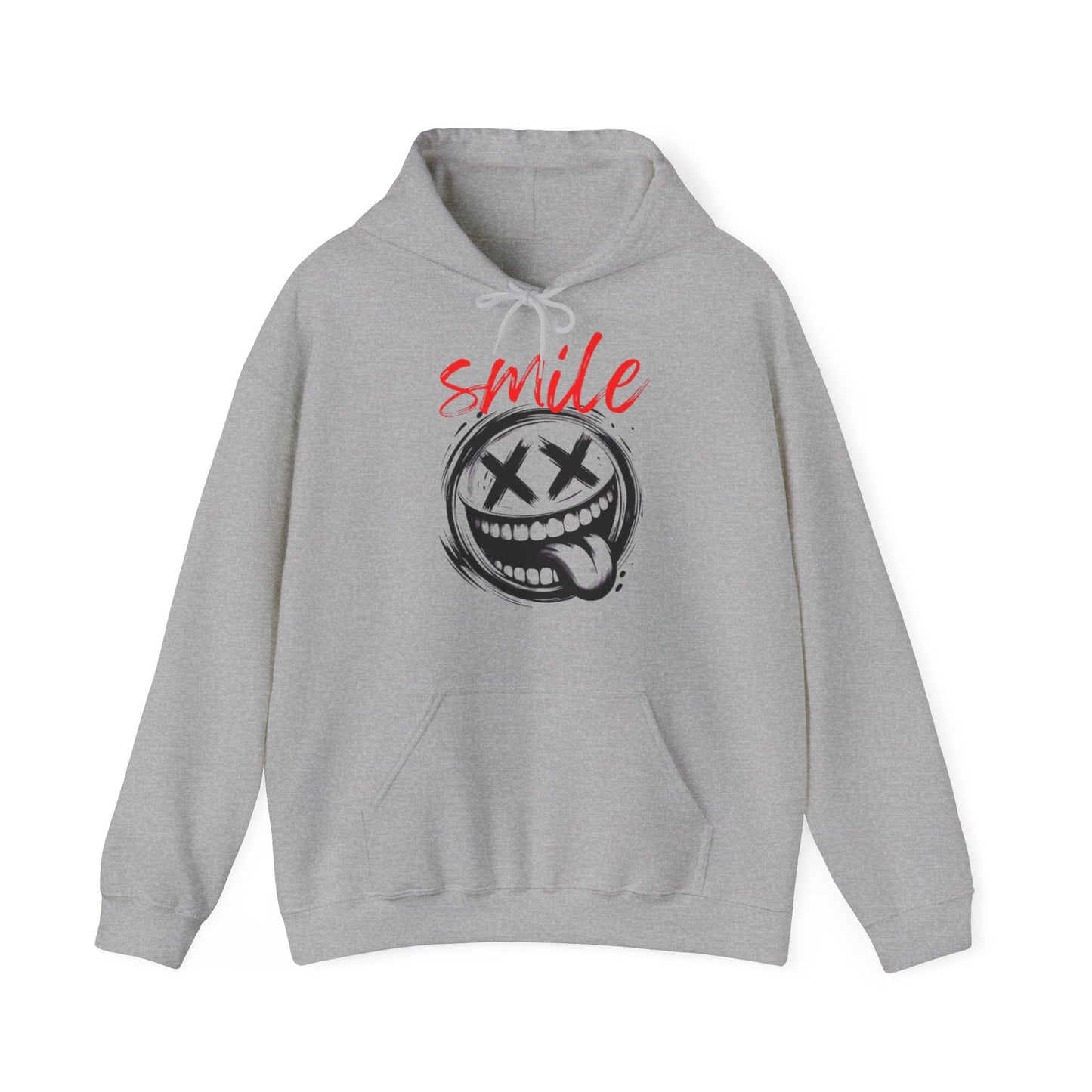 Unisex Heavy Hooded Sweatshirt „Smile“