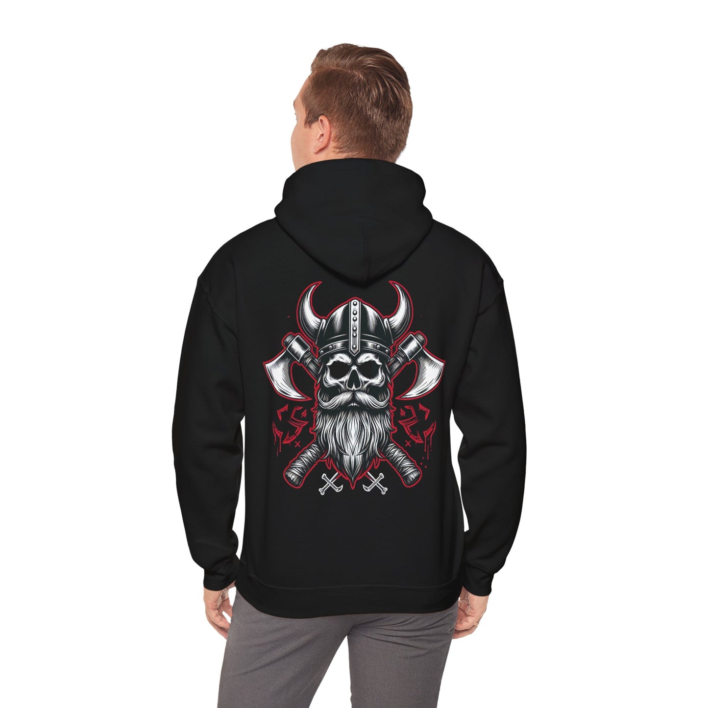 Unisex Heavy Hooded Sweatshirt „Viking“