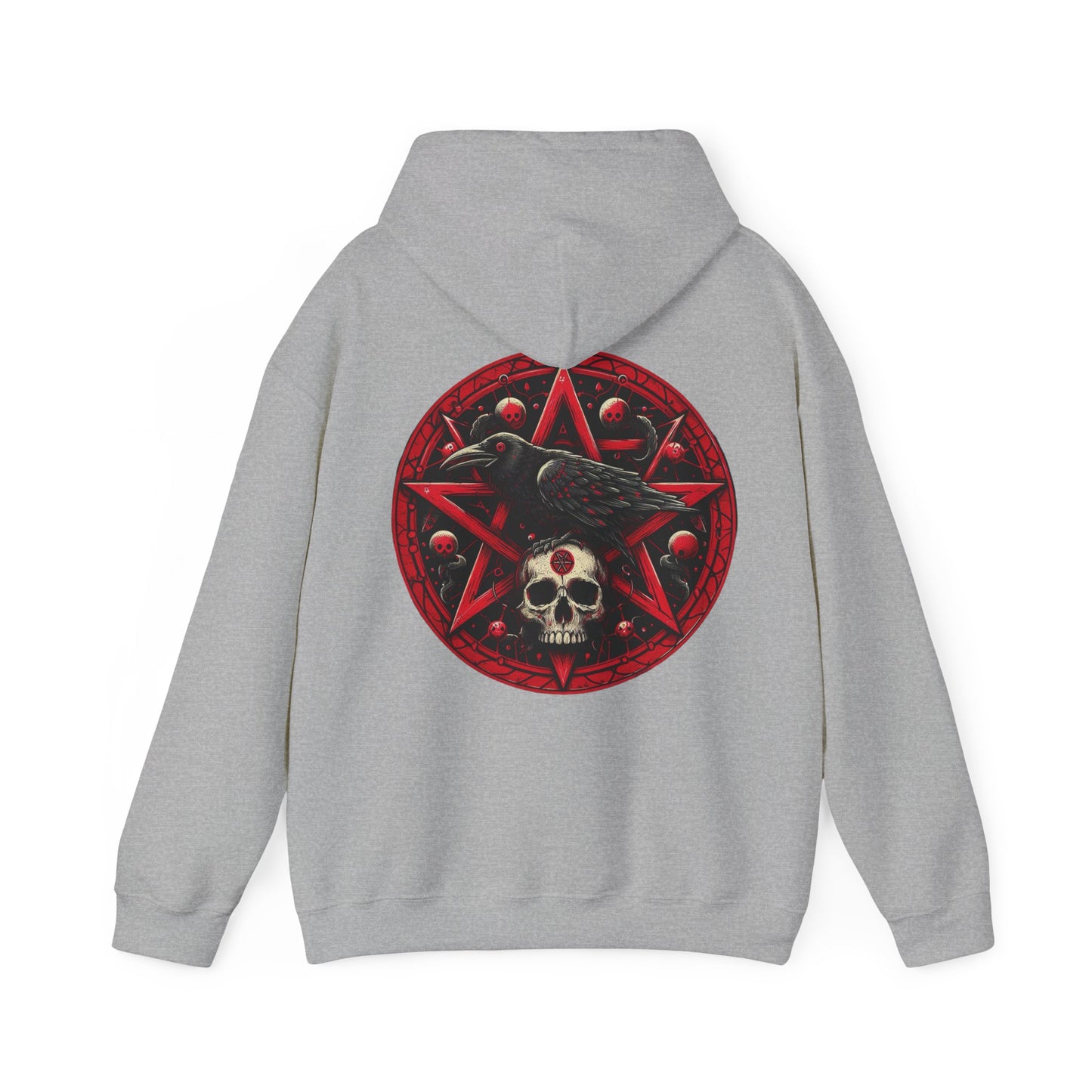 Unisex Heavy Hooded Sweatshirt „666“