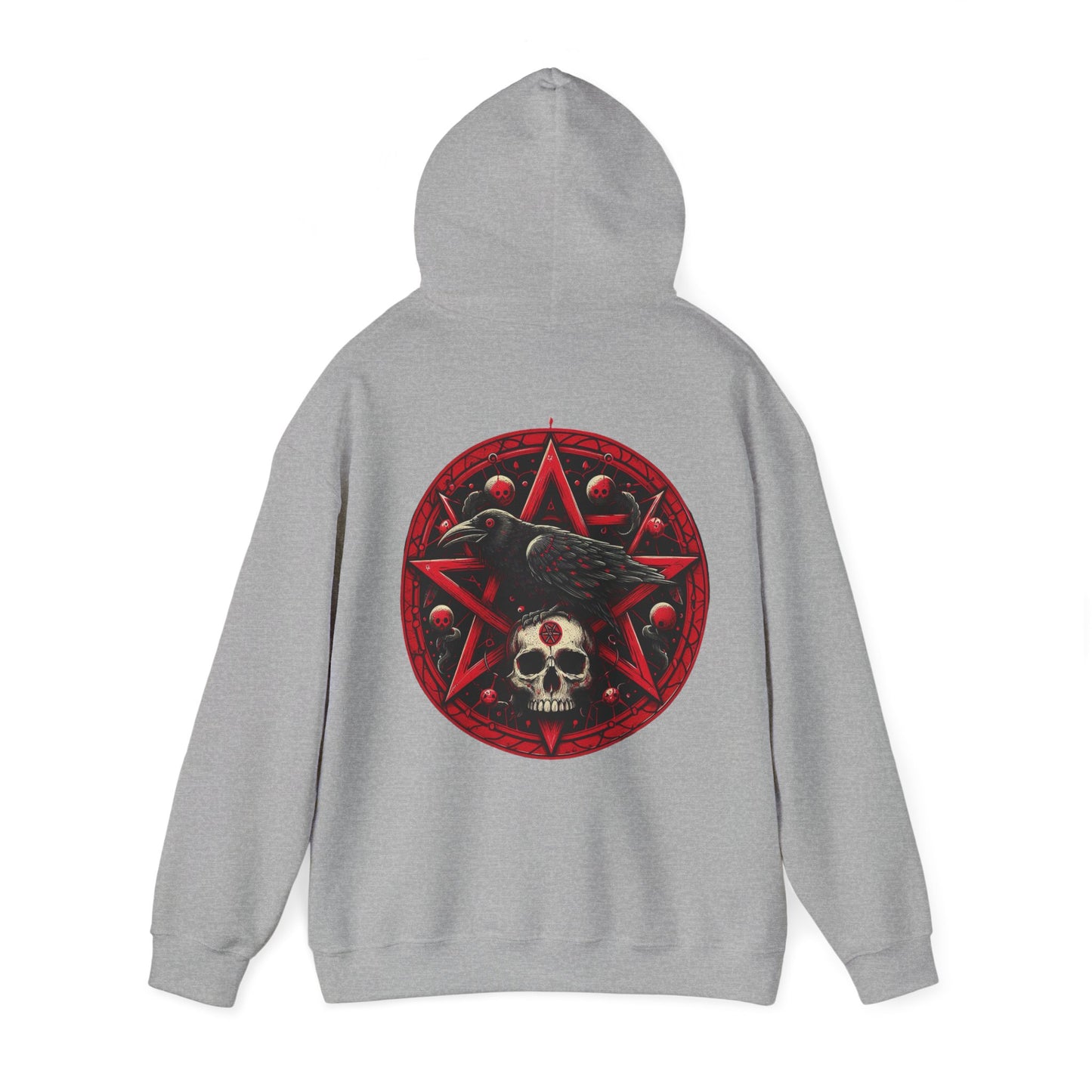 Unisex Heavy Hooded Sweatshirt „666“