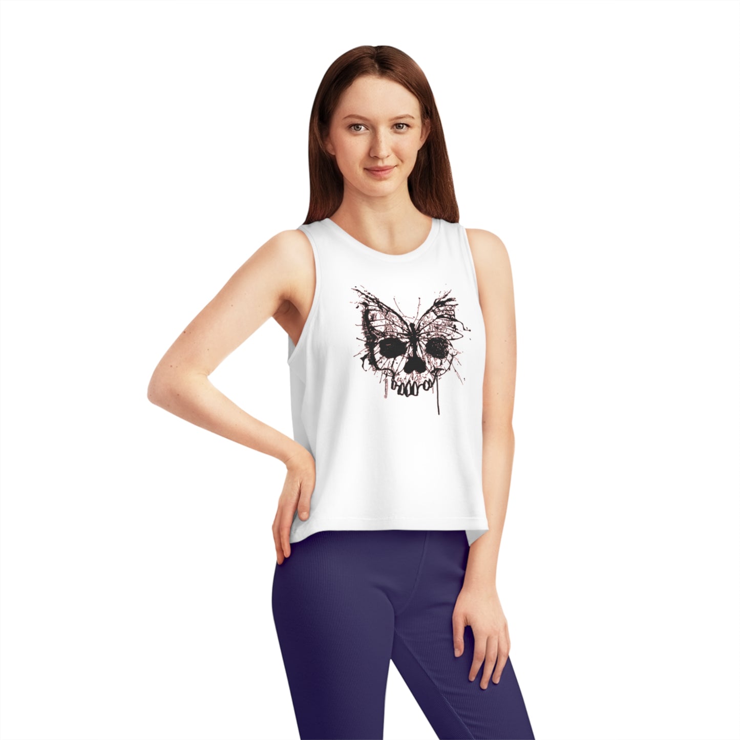 Women's Dancer Cropped Tank Top „Butterfly“