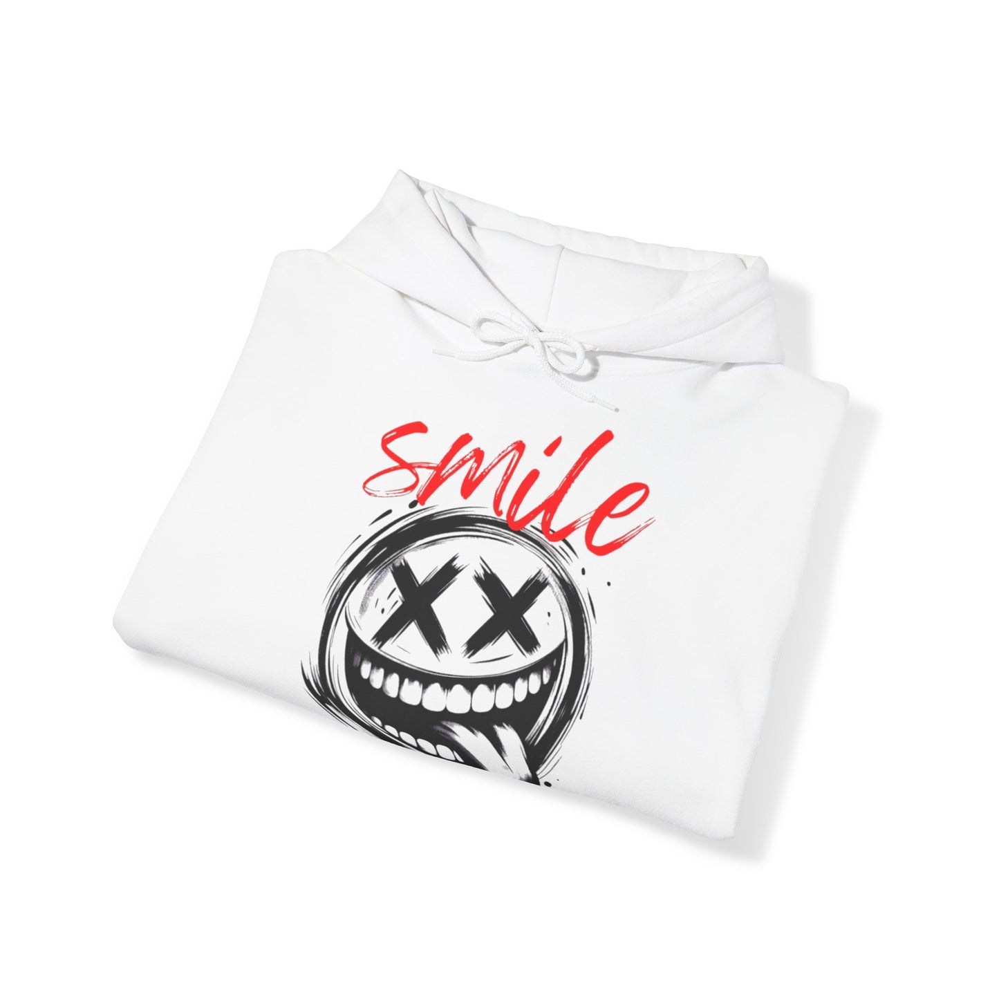 Unisex Heavy Hooded Sweatshirt „Smile“