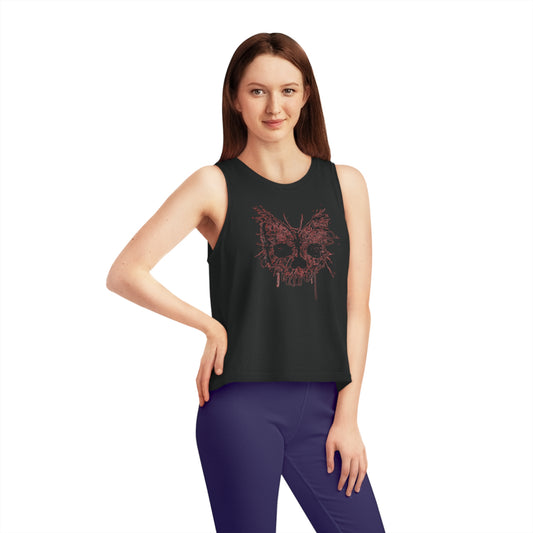 Women's Dancer Cropped Tank Top „Butterfly“