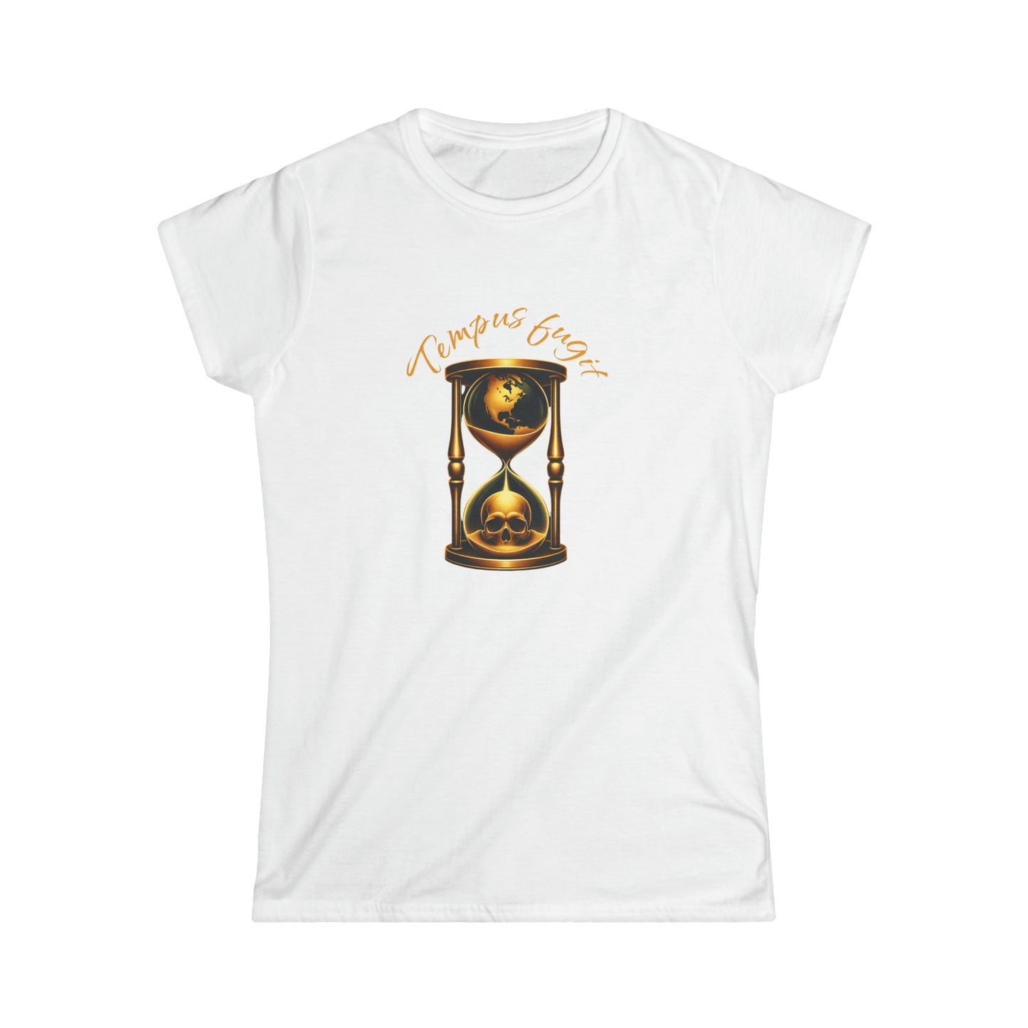 Women's Softstyle Tee „Tempus fugit“