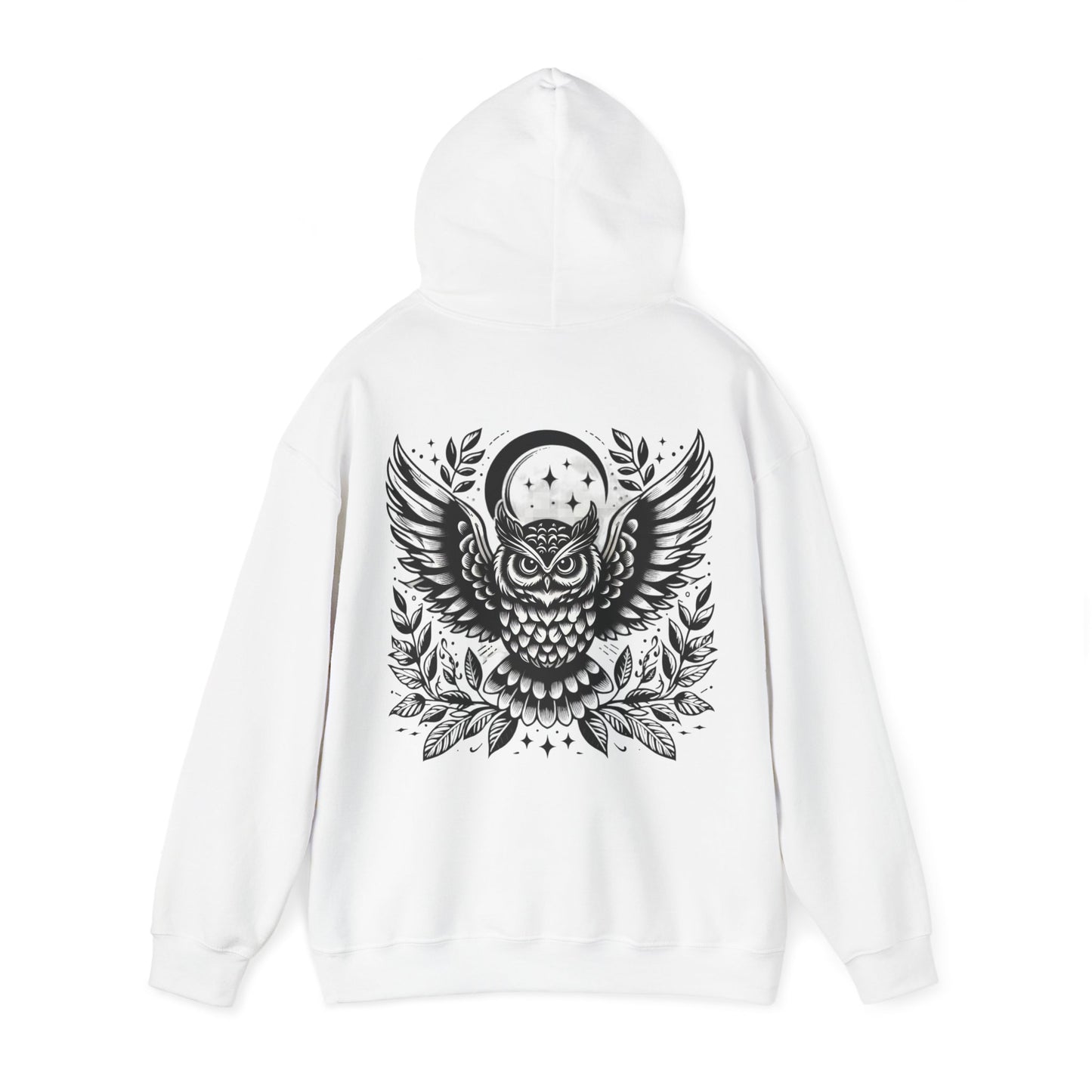 Unisex Heavy Hooded Sweatshirt „Owl“