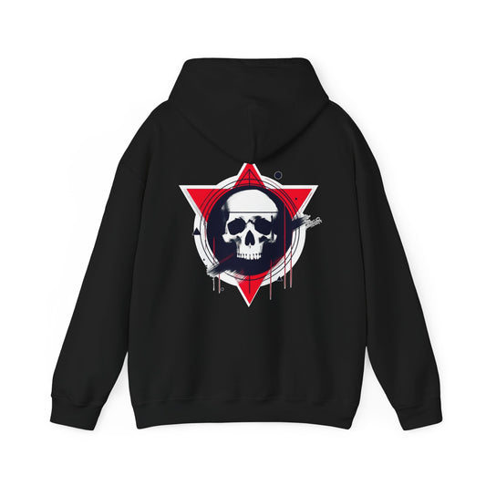 Unisex Heavy Hooded Sweatshirt „Skull“