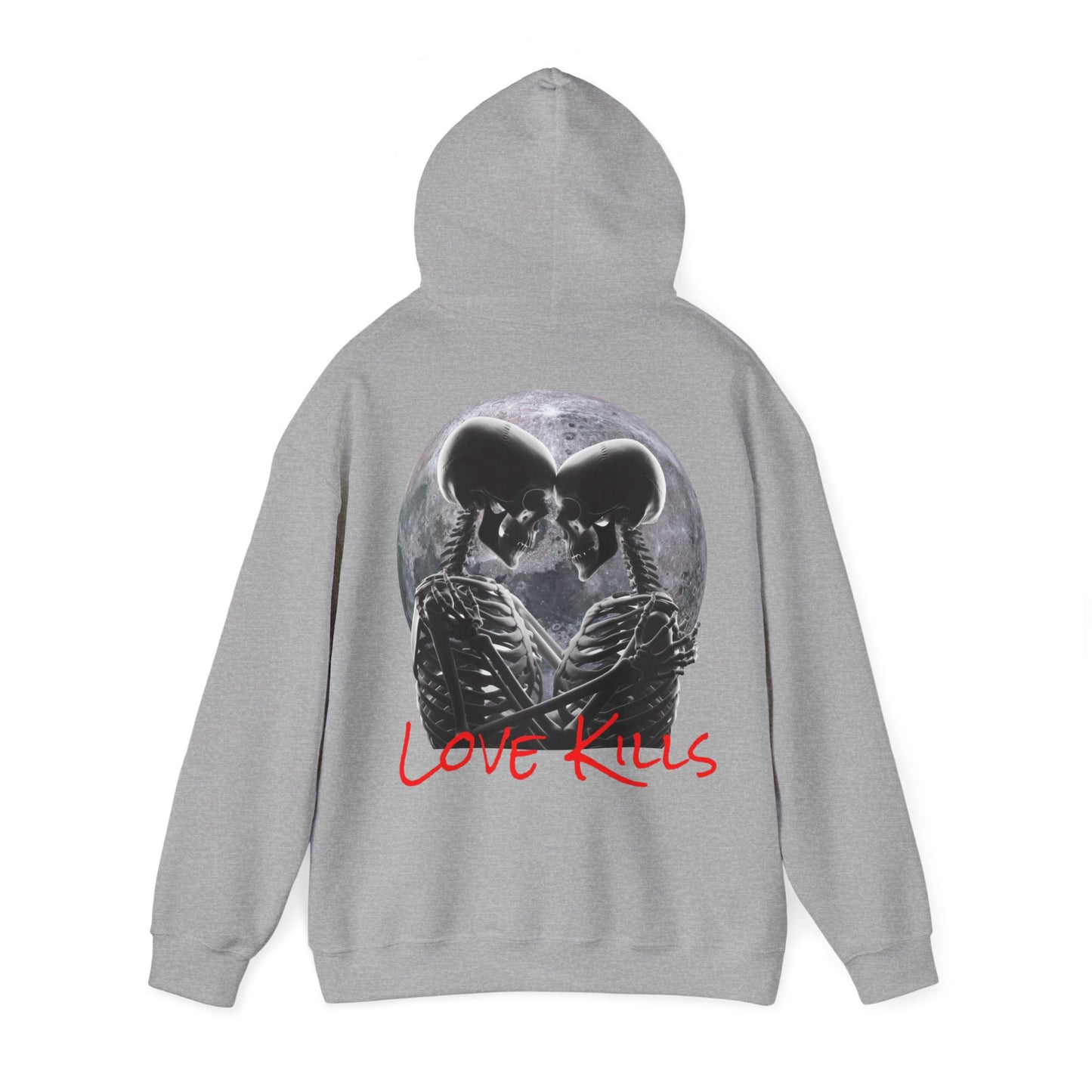 Heavy Hooded Sweatshirt „Kiss“