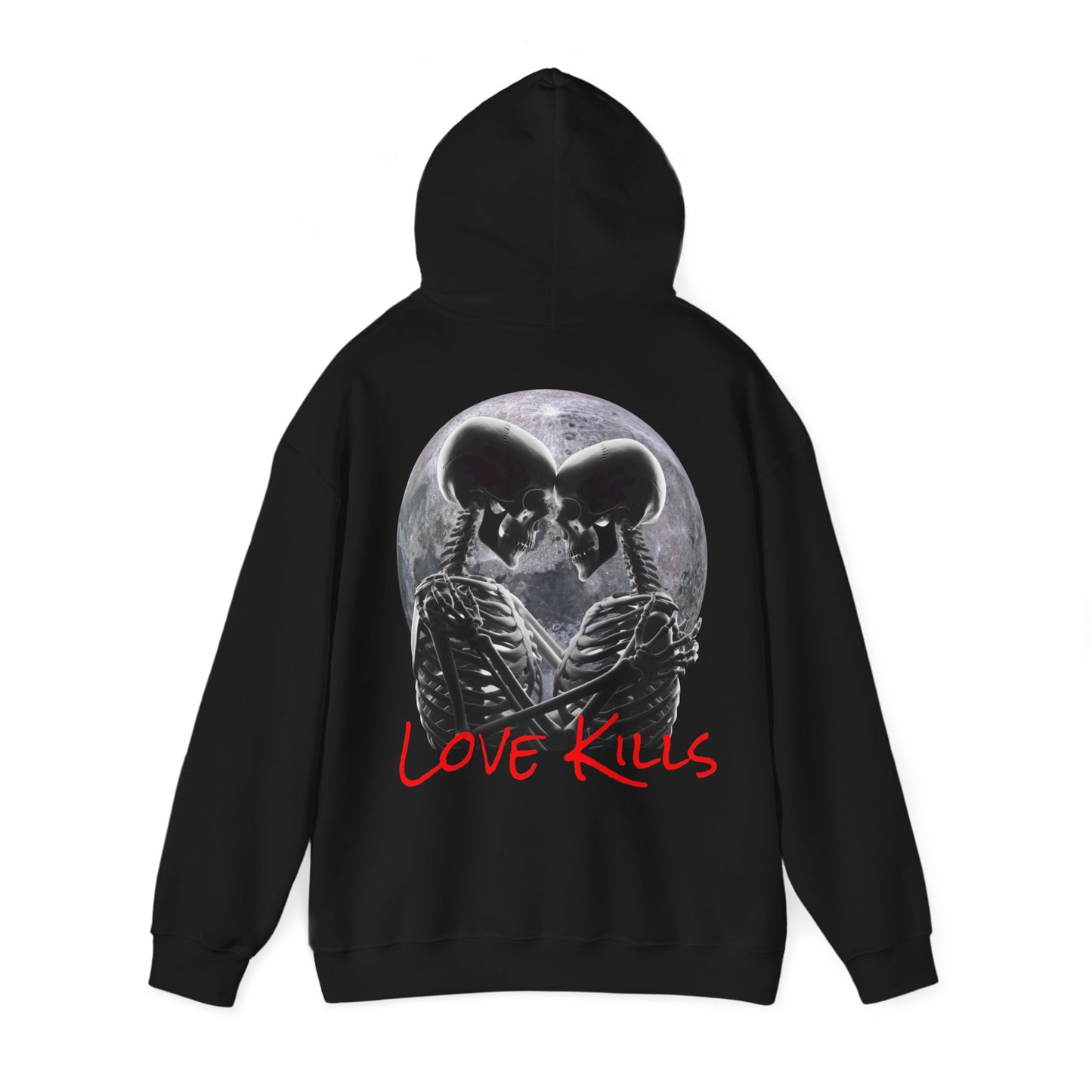 Heavy Hooded Sweatshirt „Kiss“