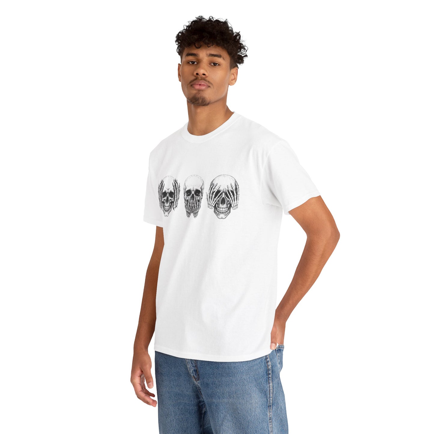 Heavy Cotton Tee „Heads“