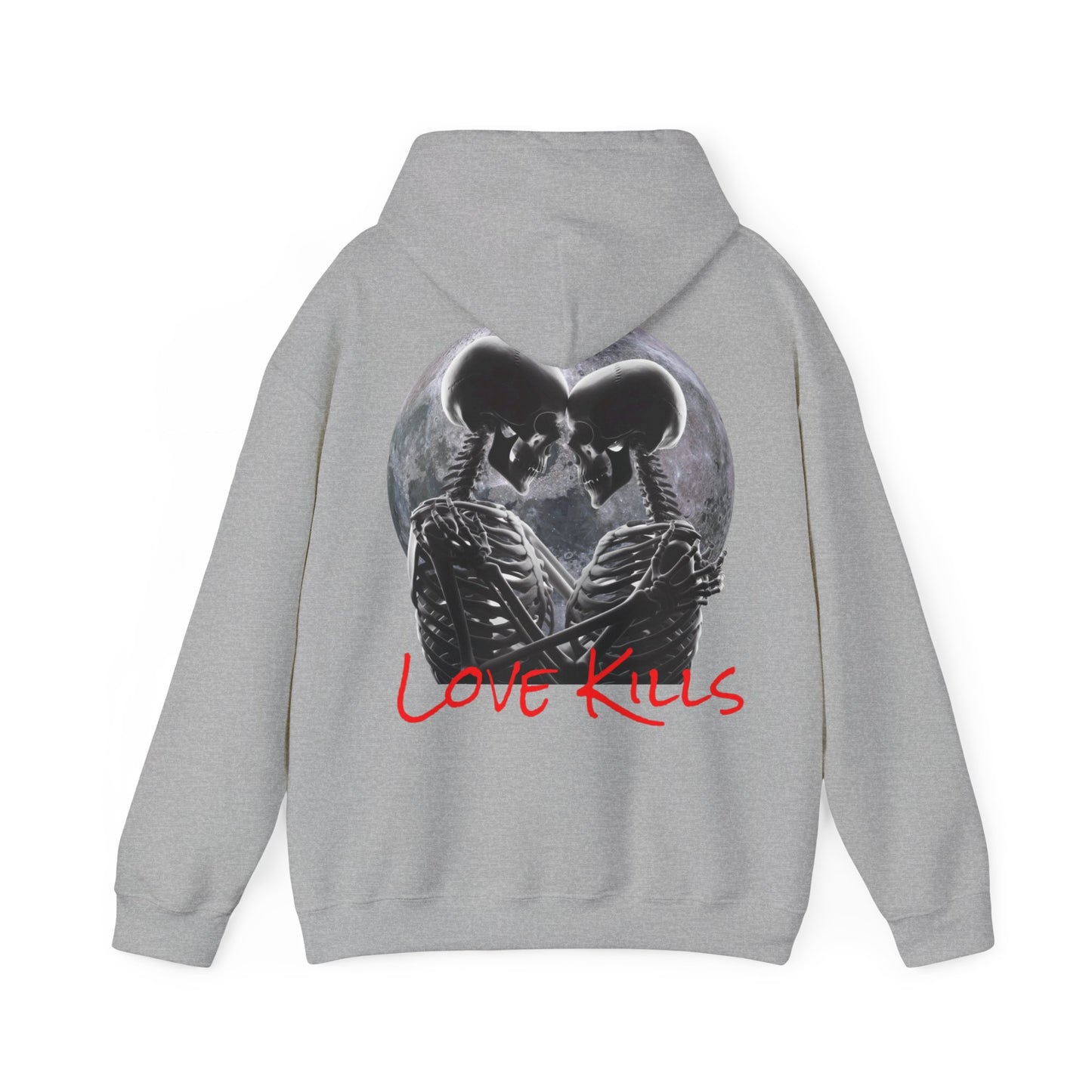 Heavy Hooded Sweatshirt „Kiss“