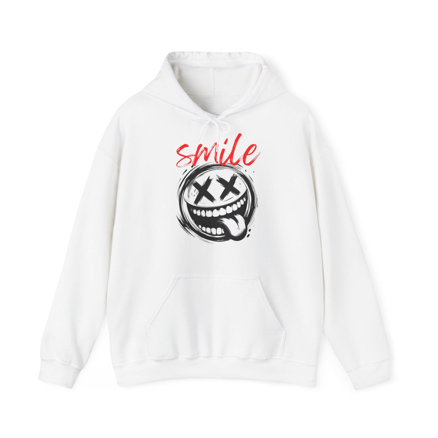 Unisex Heavy Hooded Sweatshirt „Smile“