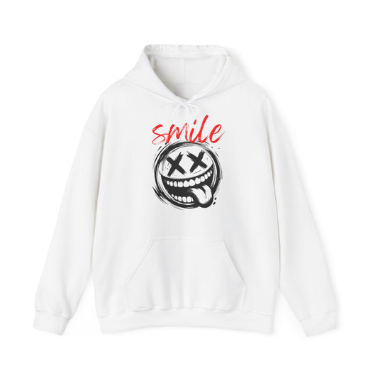 Unisex Heavy Hooded Sweatshirt „Smile“