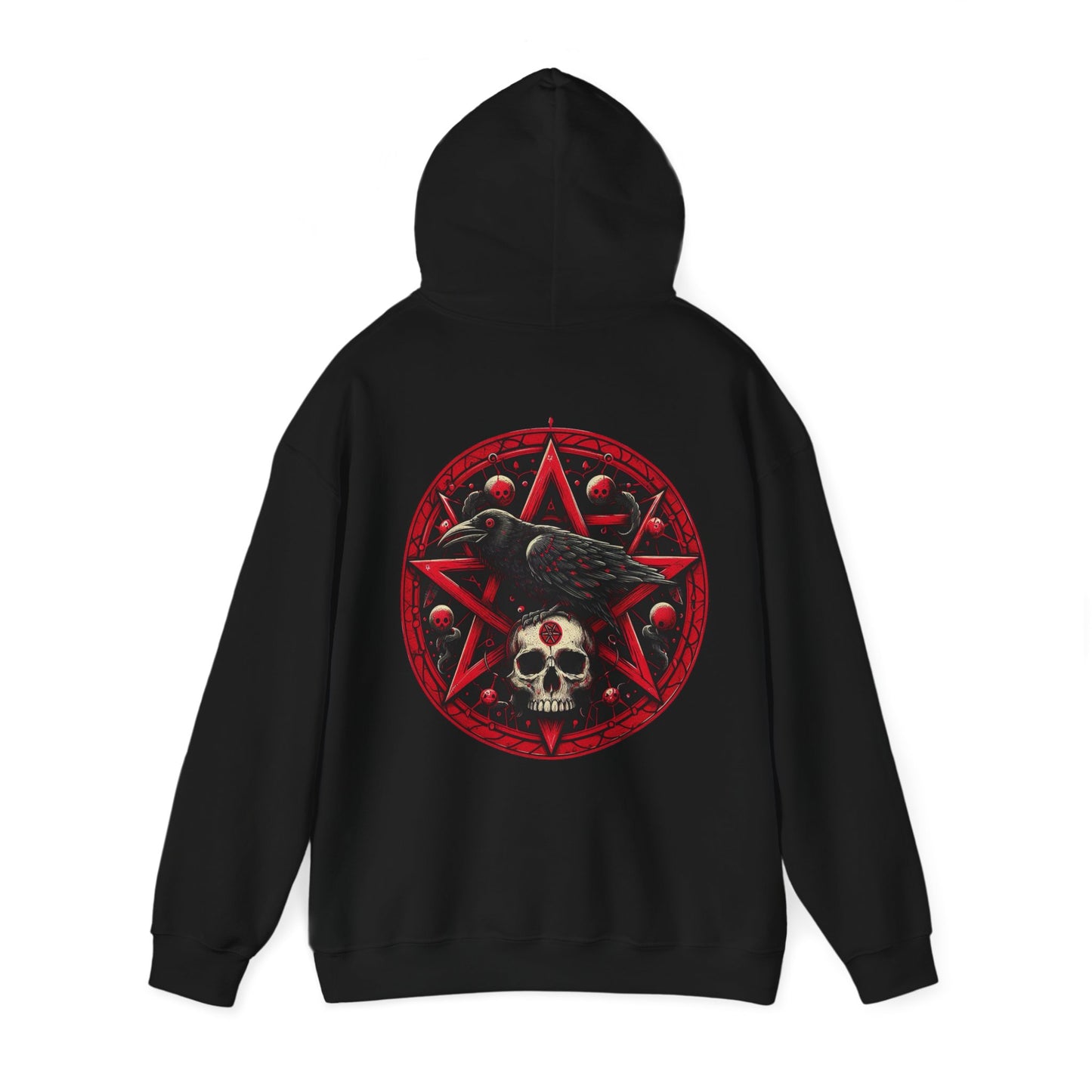 Unisex Heavy Hooded Sweatshirt „666“