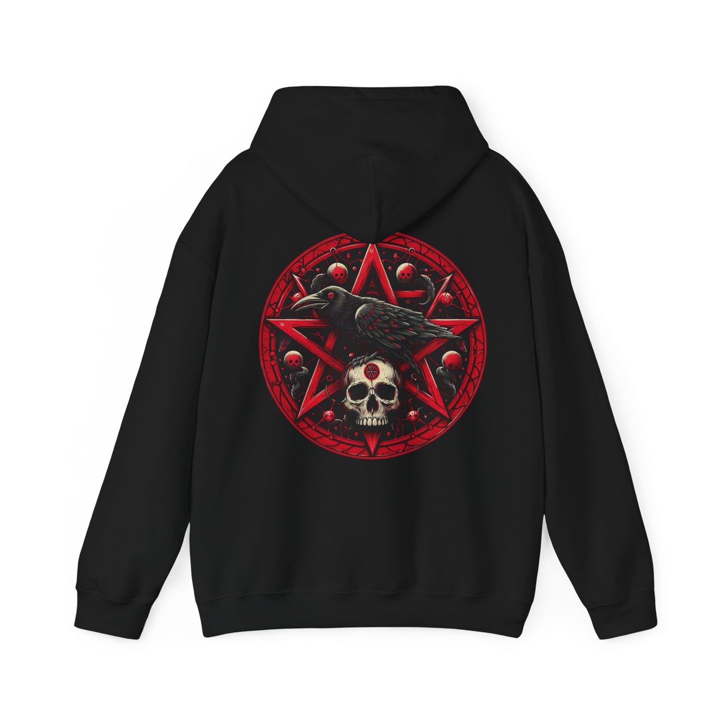 Unisex Heavy Hooded Sweatshirt „666“