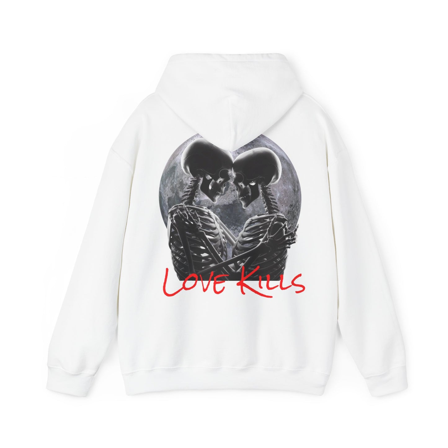 Heavy Hooded Sweatshirt „Kiss“