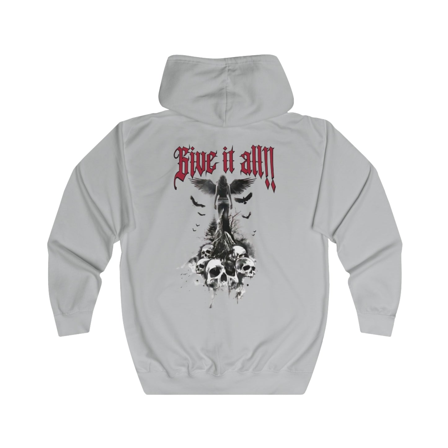 Full Zip Hoodie „Give it all“