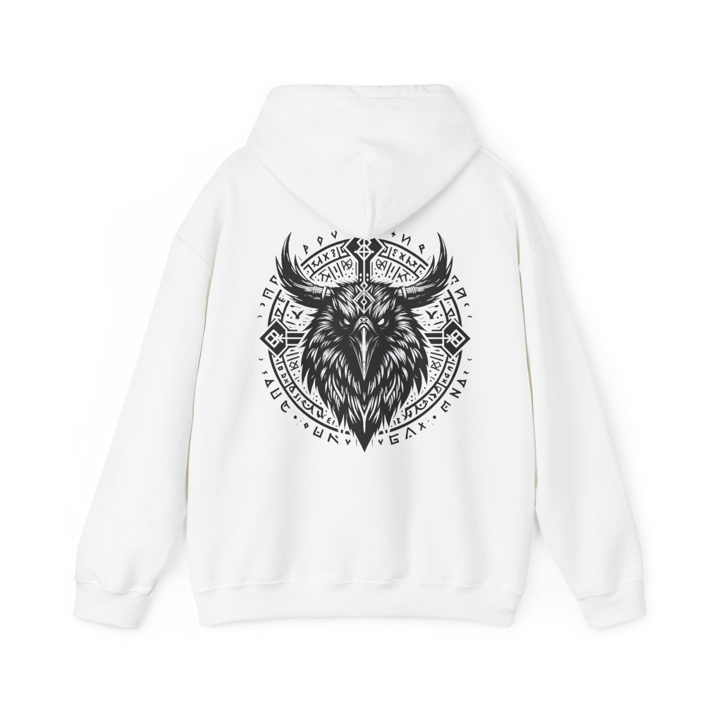 Unisex Heavy Hooded Sweatshirt „Crow“