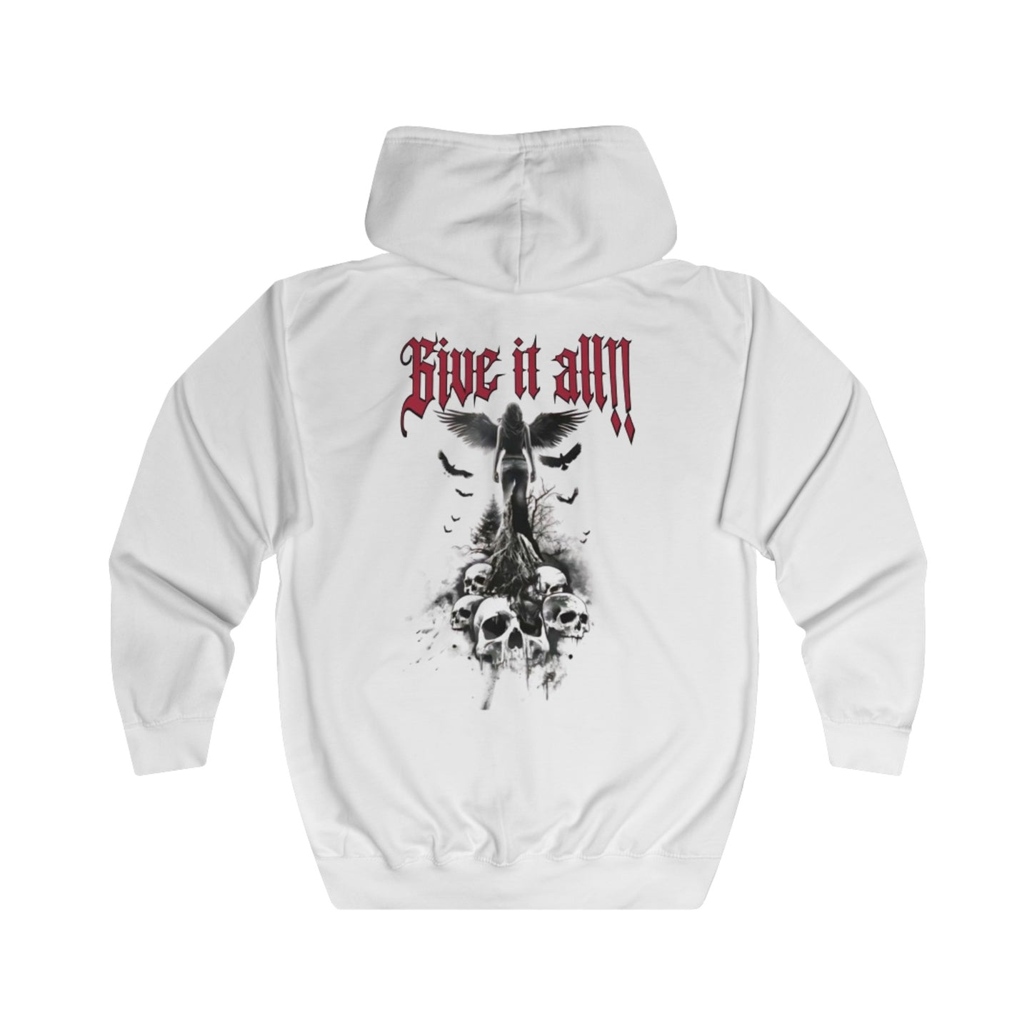 Full Zip Hoodie „Give it all“